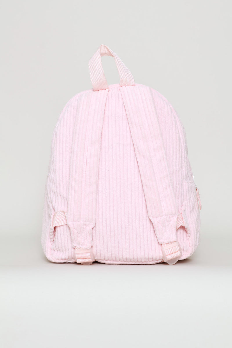 Girls Mini Corduroy Backpack - Pink