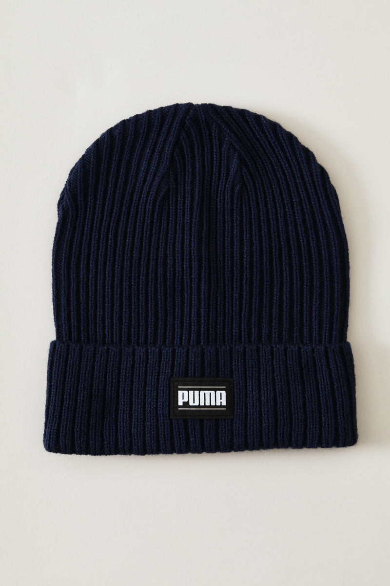 Ribbed Classc Fit Cuff Beanie - Navy