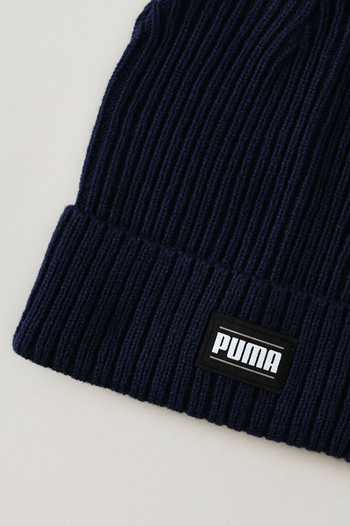 Ribbed Classc Fit Cuff Beanie - Navy