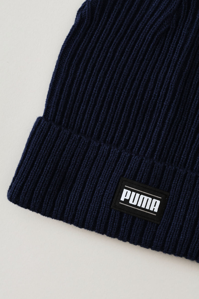 Ribbed Classc Fit Cuff Beanie - Navy