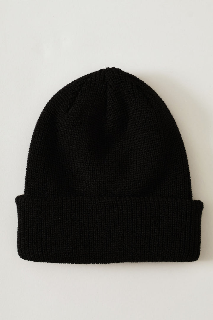 High Crown Beanie - Black