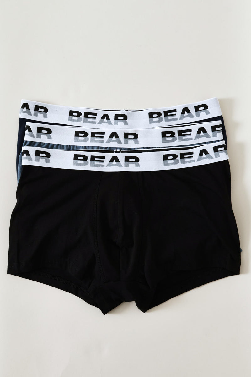 3 Pack Shortleg Body Shorts - Blue/Black