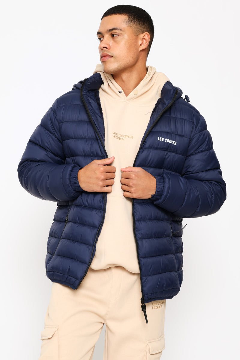 Billy Puffer Jacket - Navy
