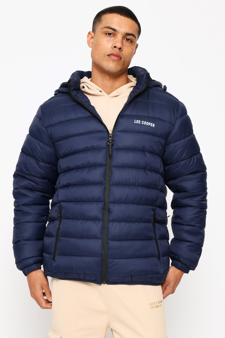 Billy Puffer Jacket - Navy