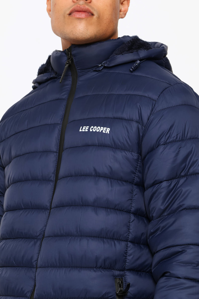 Billy Puffer Jacket - Navy