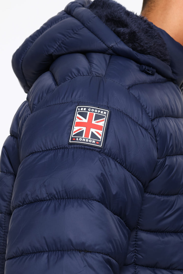 Billy Puffer Jacket - Navy