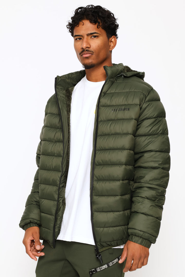 Billy Puffer Jacket - Olive