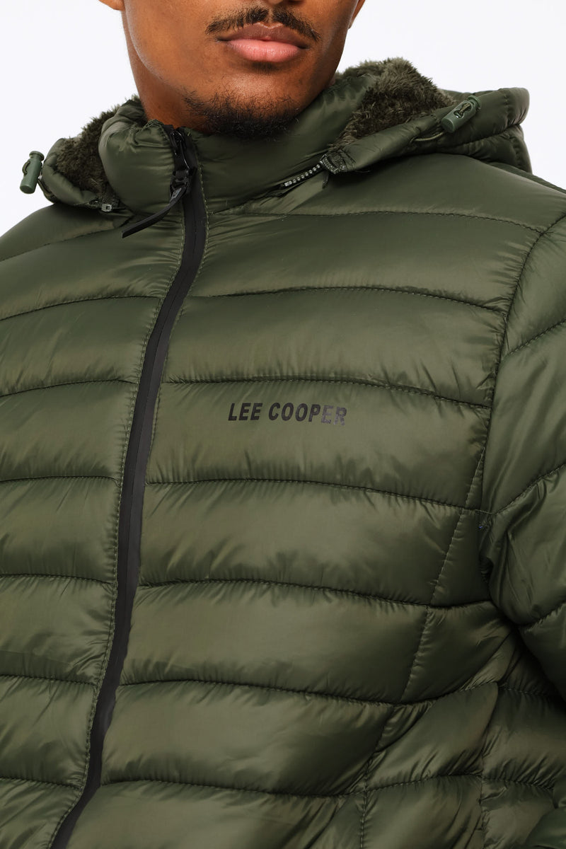Billy Puffer Jacket - Olive