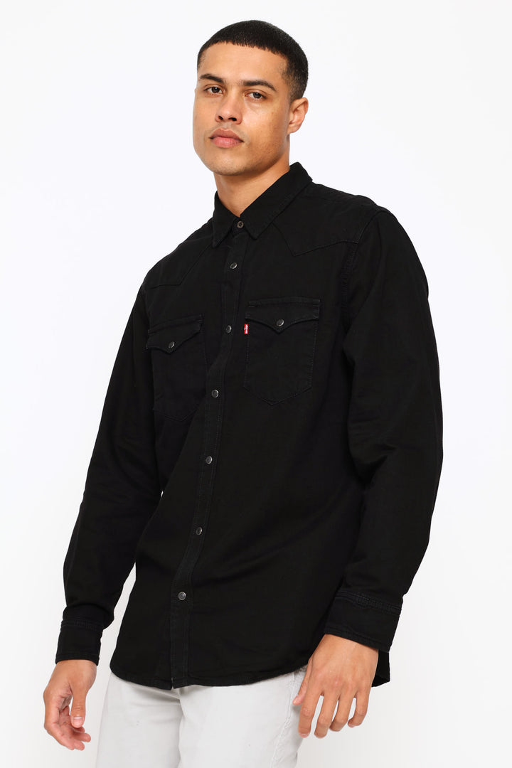 Classic Western Shirt - Black