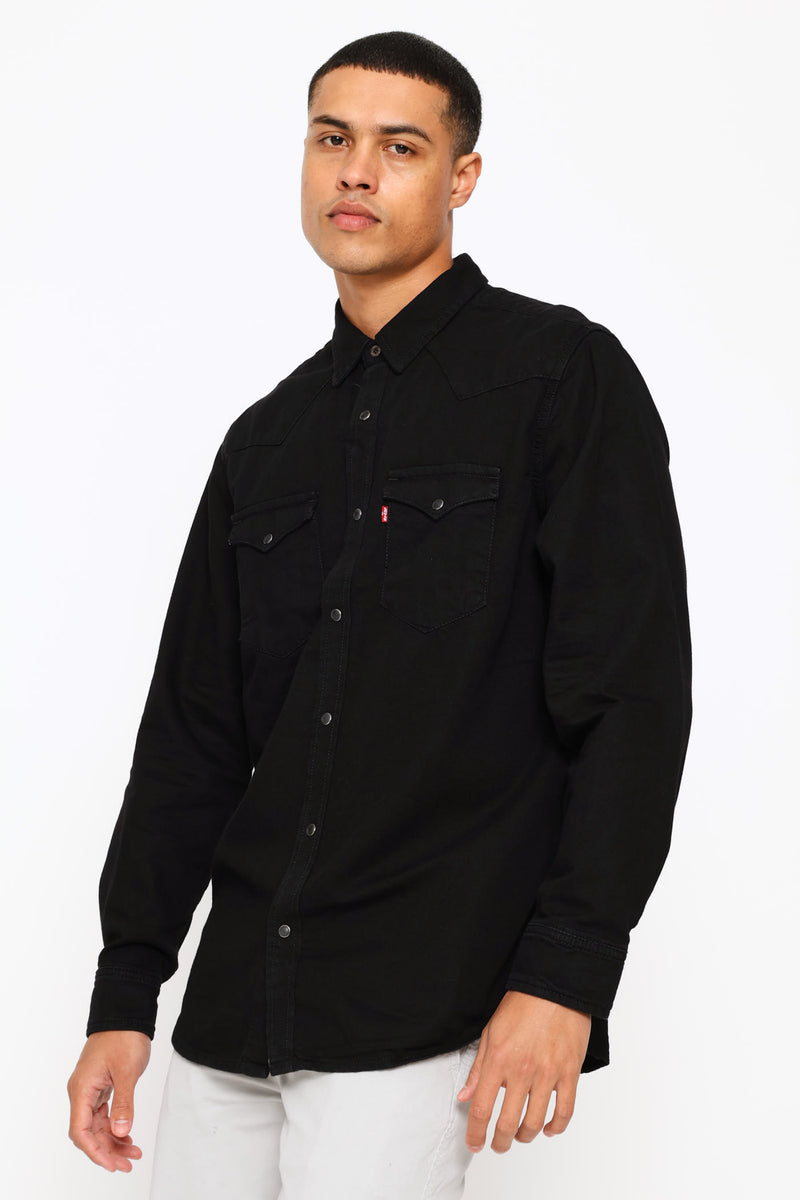 Classic Western Shirt - Black