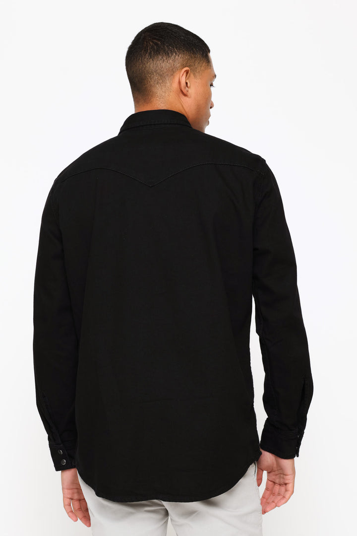 Classic Western Shirt - Black