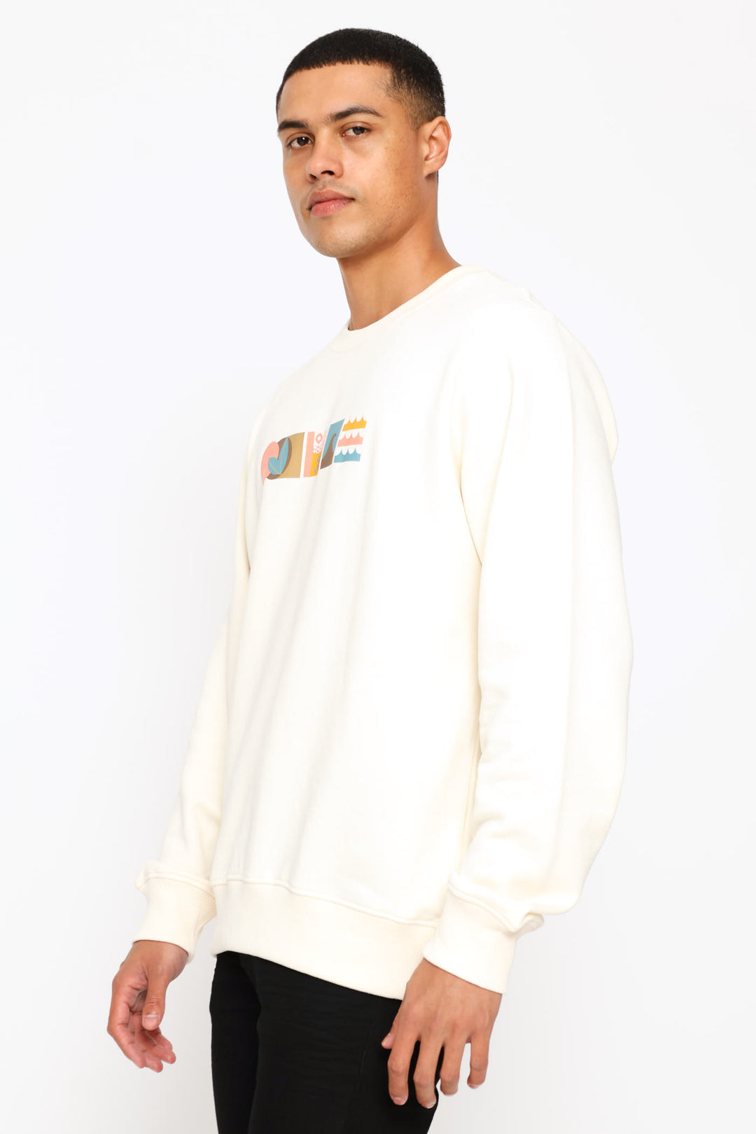 Free & Easy Crew Top - Off White