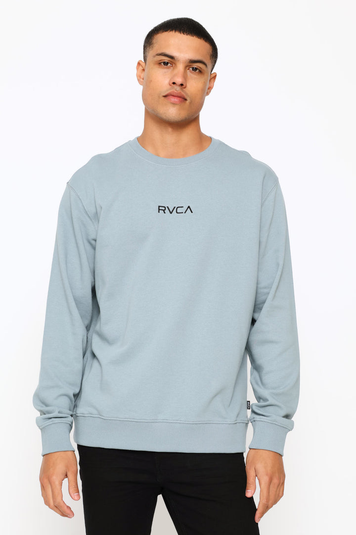 Small Logo Crew Top - Sky Blue