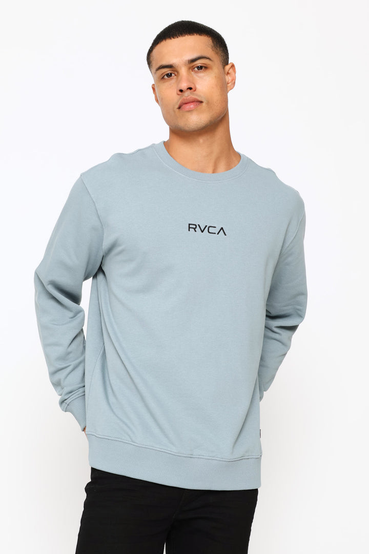 Small Logo Crew Top - Sky Blue