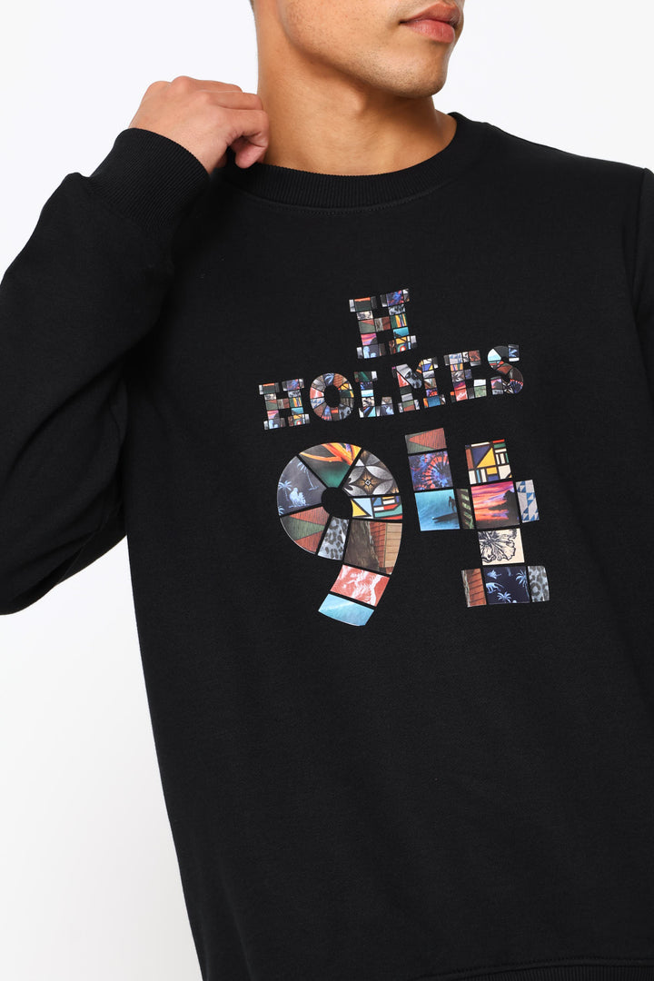 94 Crew Top - Black