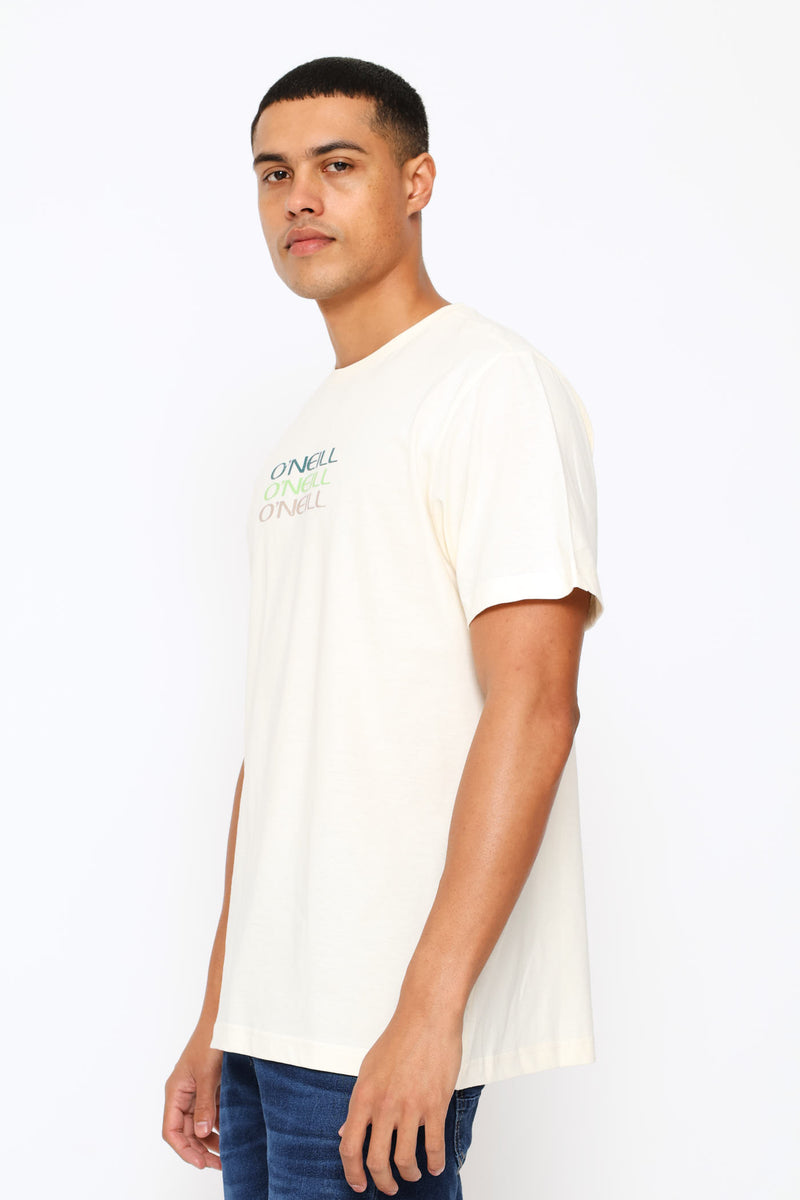 Triple Stack Tee - Off White