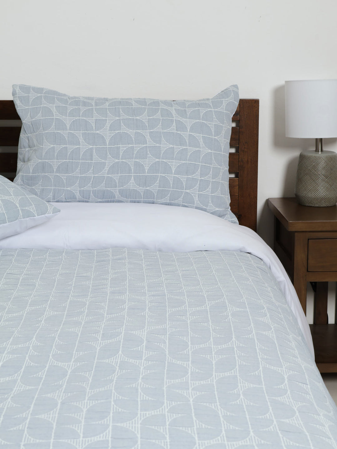Jacquard Geo Circle Duvet Cover Set