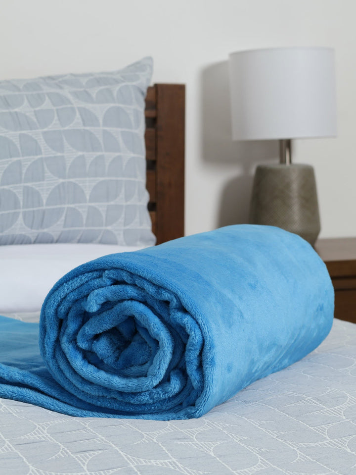 Coral Fleece Blanket - Teal