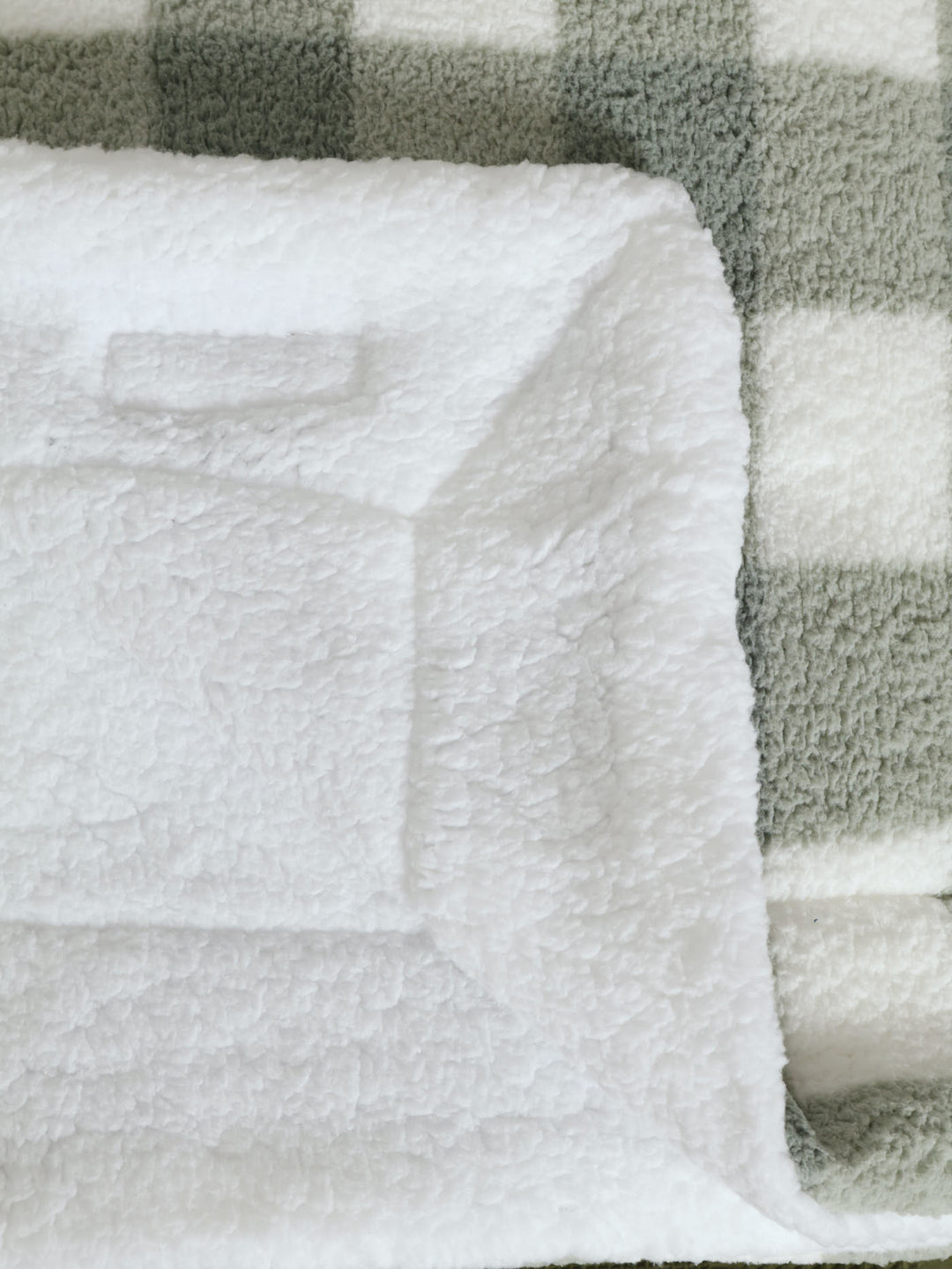 Scottish Checked Sherpa Blanket