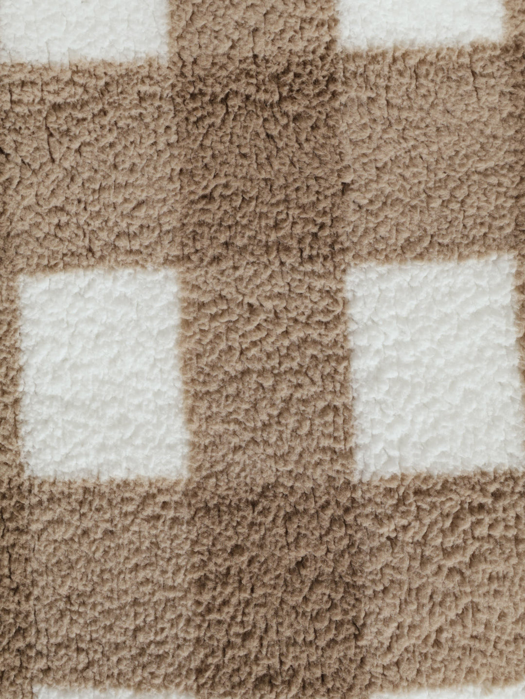 Scottish Checked Sherpa Blanket