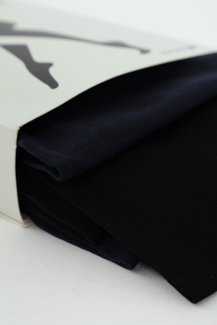 2 Pack Opaque Stockings - Black/Navy