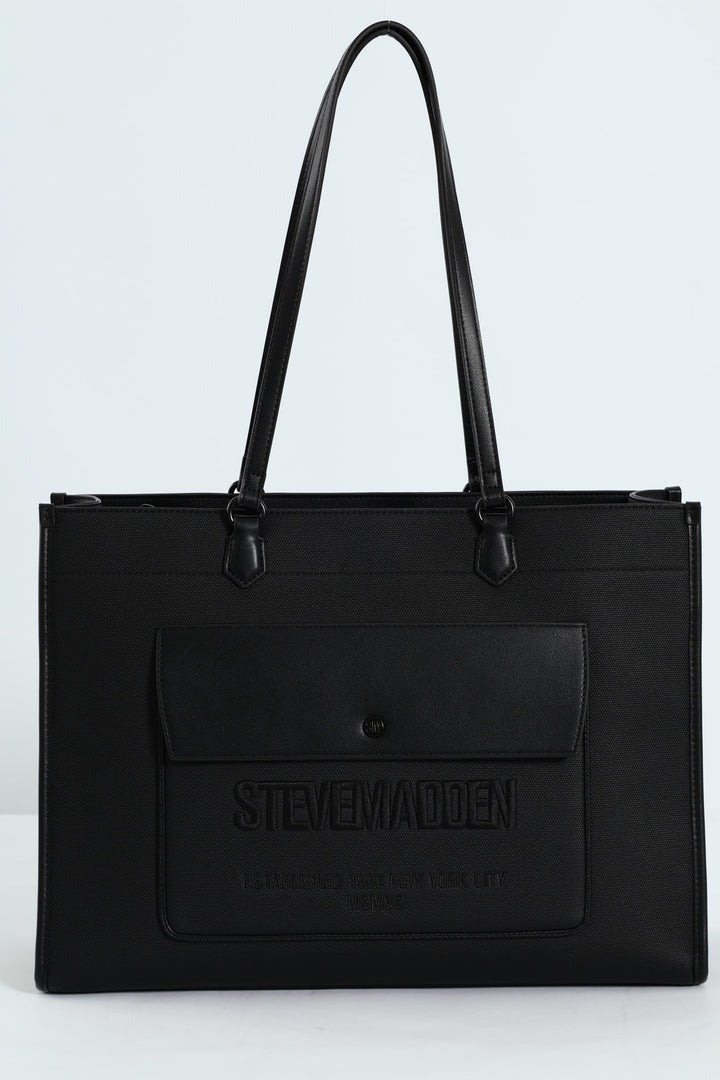 Bence Large Tote Bag - Black