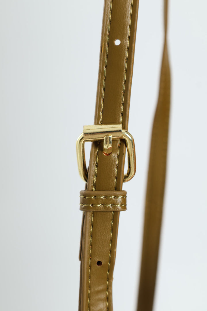 Florence Flap Bag With Top Handle - Olive