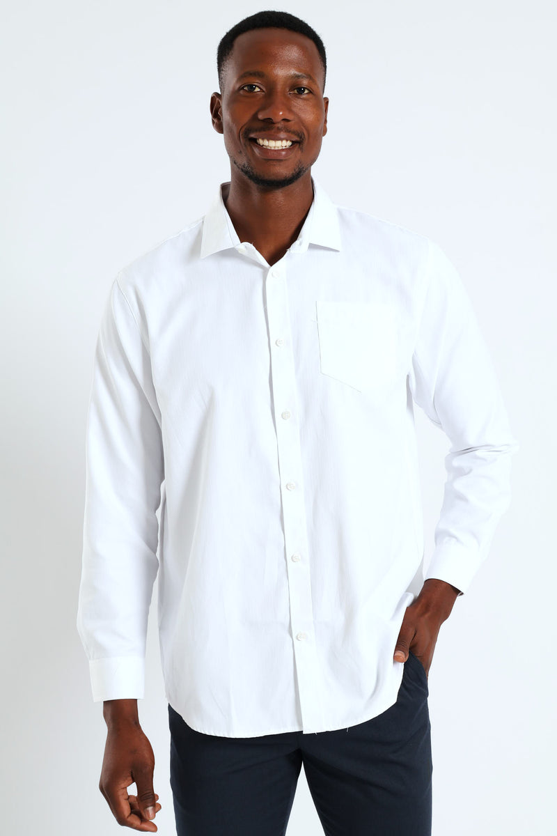 Summer Dobby Shirt - White