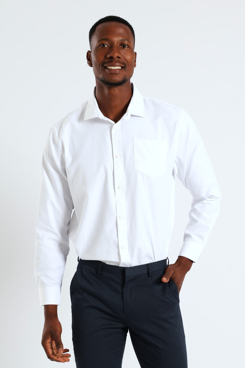 Summer Dobby Shirt - White