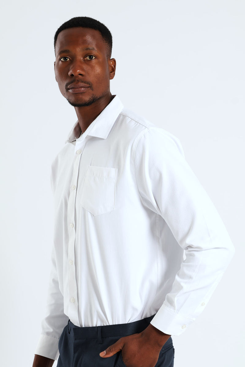 Summer Dobby Shirt - White