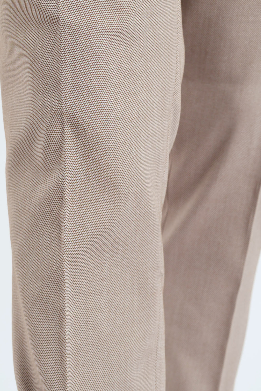 Slim Twill Suit Trouser - Natural