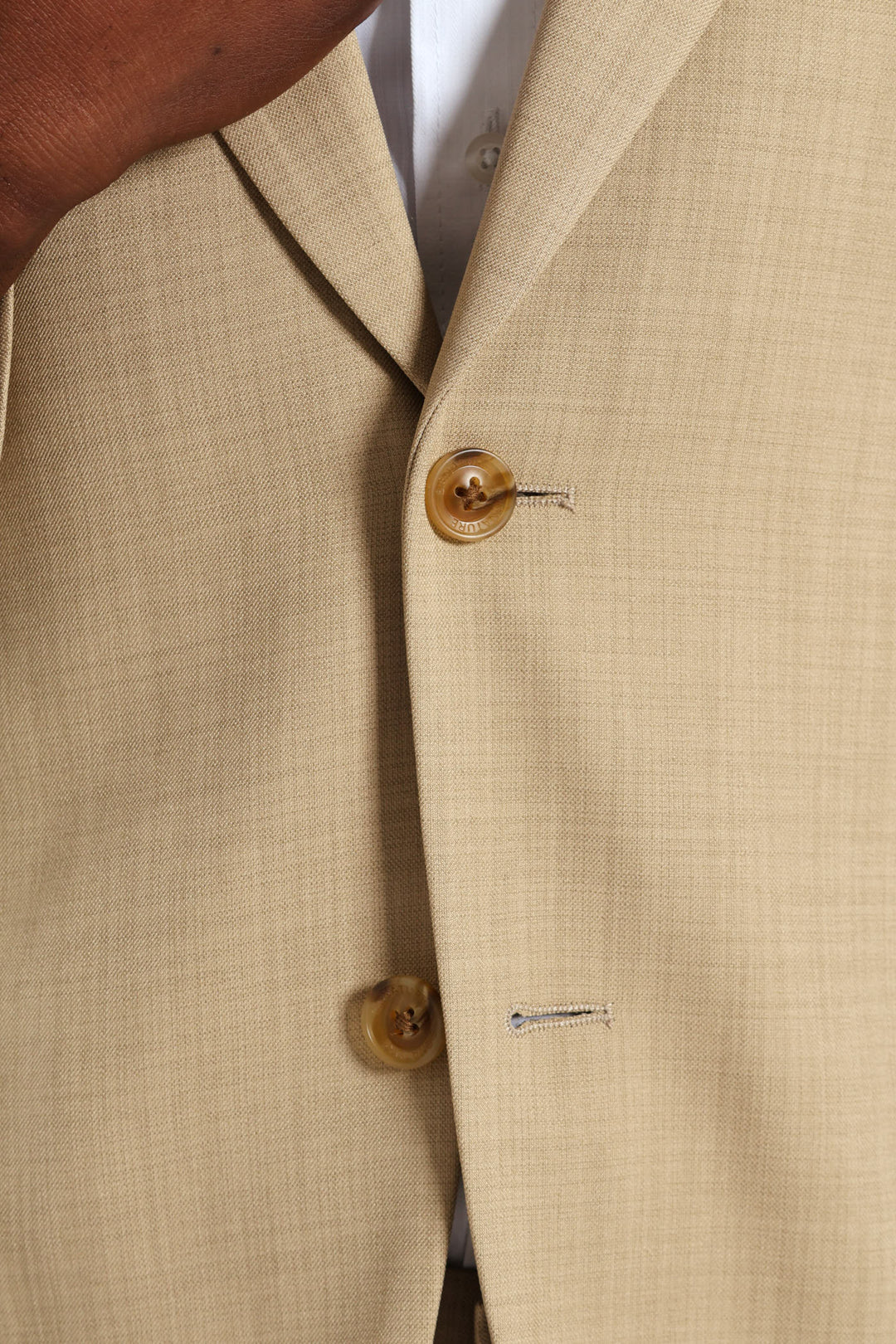 Slim Fit Essential Suit Jacket - Tan