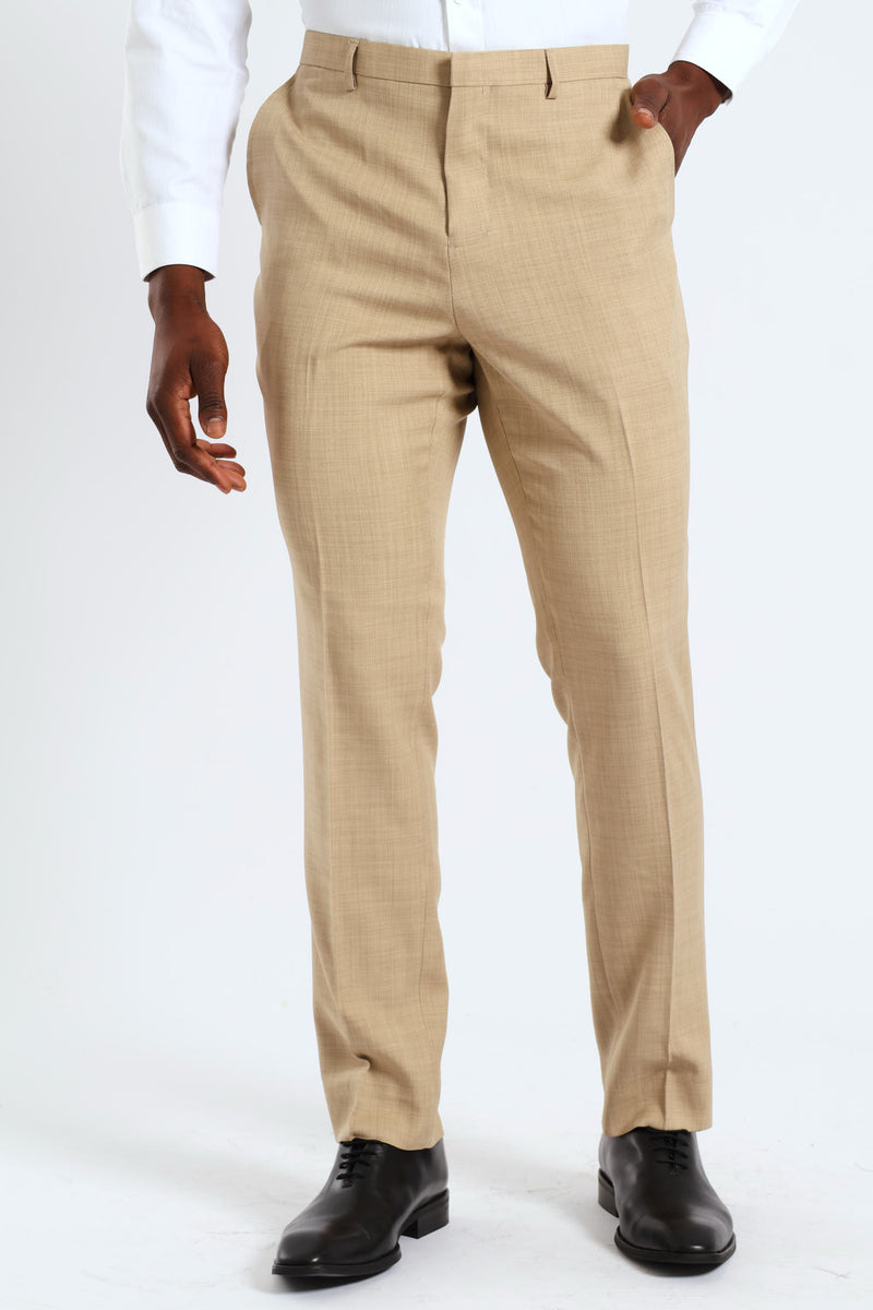 Slim Fit Essential Suit Trouser - Tan