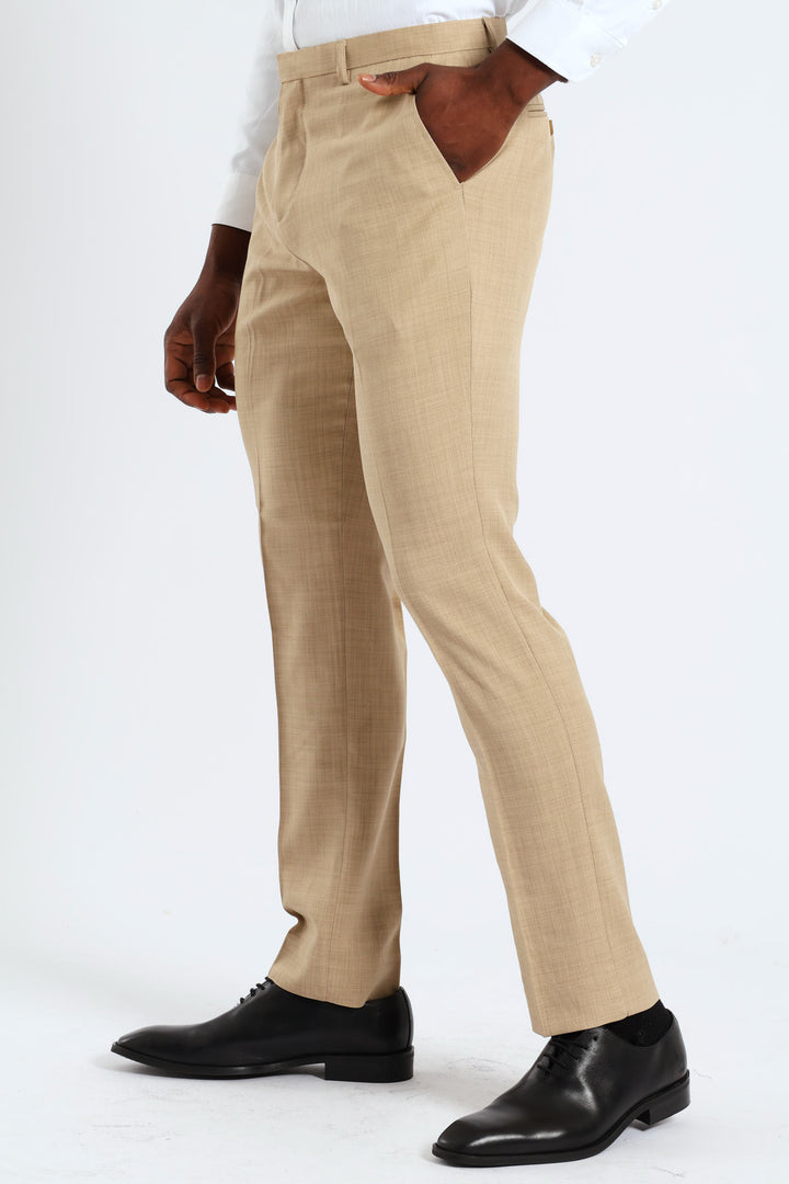 Slim Fit Essential Suit Trouser - Tan