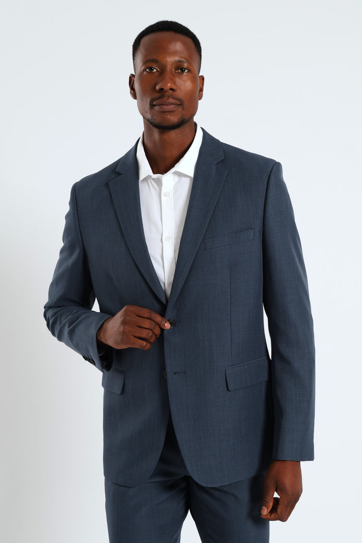 Regular Fit Essential Suit Jacket - Petrol