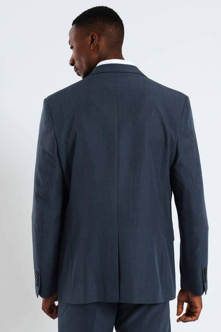 Regular Fit Essential Suit Jacket - Petrol