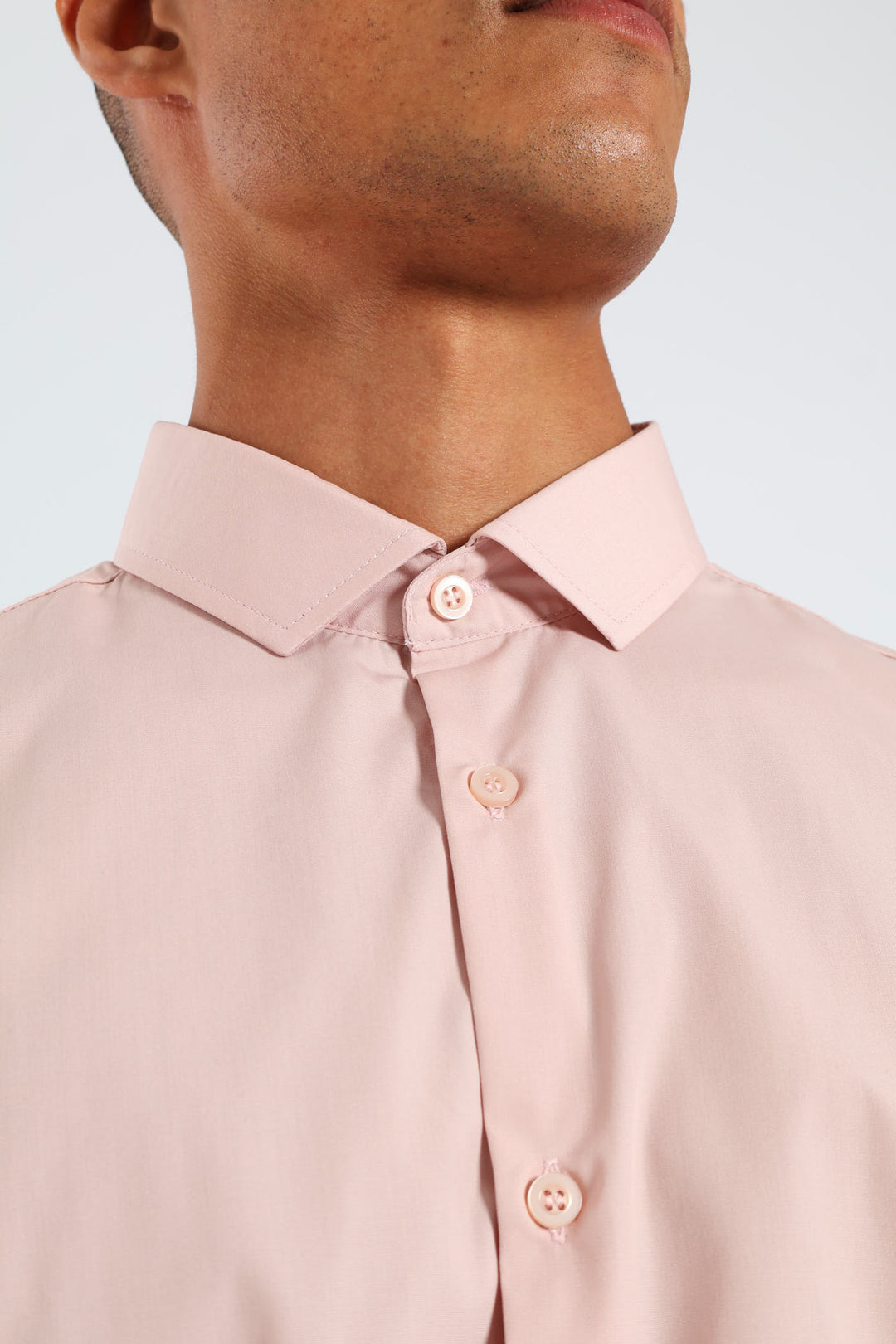 Easy Care Long Sleeve Shirt - Light Pink