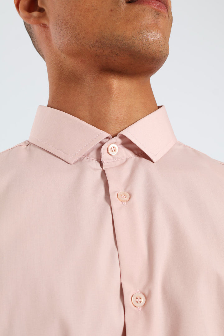 Easy Care Long Sleeve Shirt - Light Pink