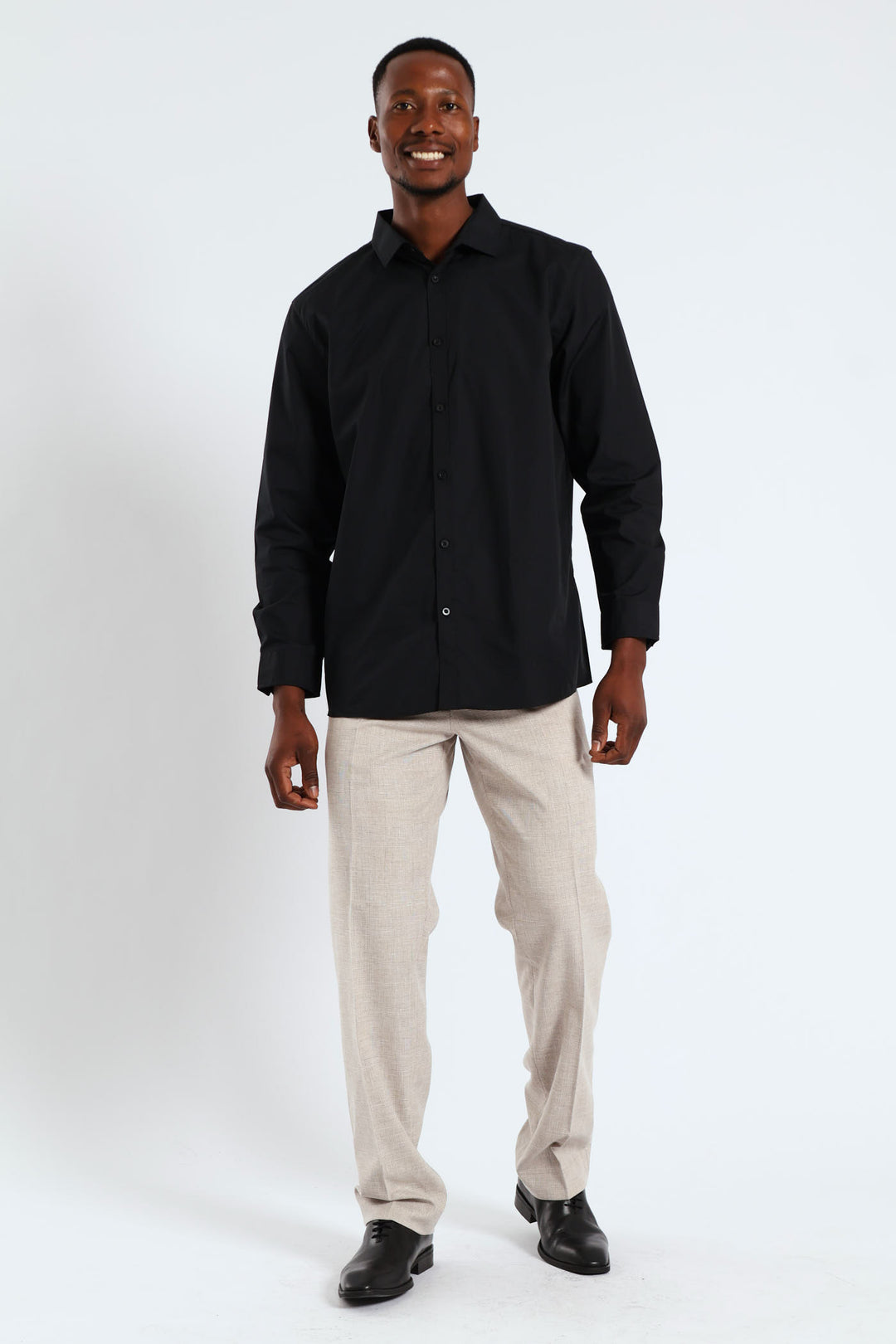 Men's Easy Care Shirt - Black