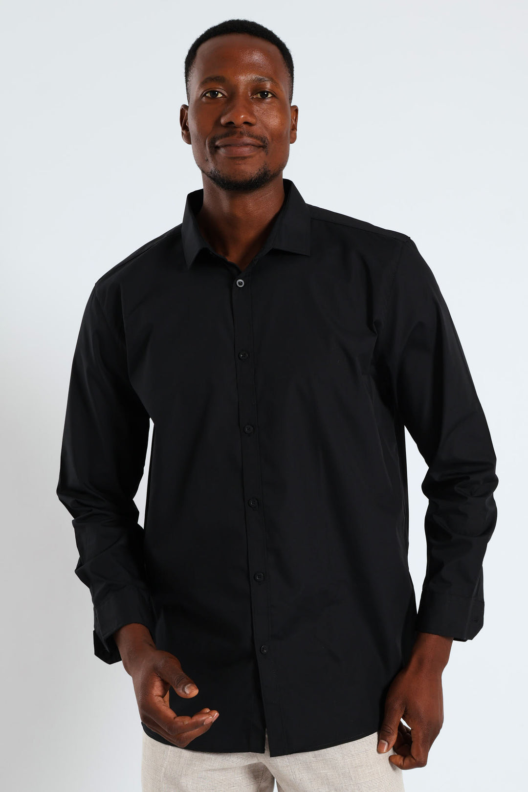 Men's Easy Care Shirt - Black