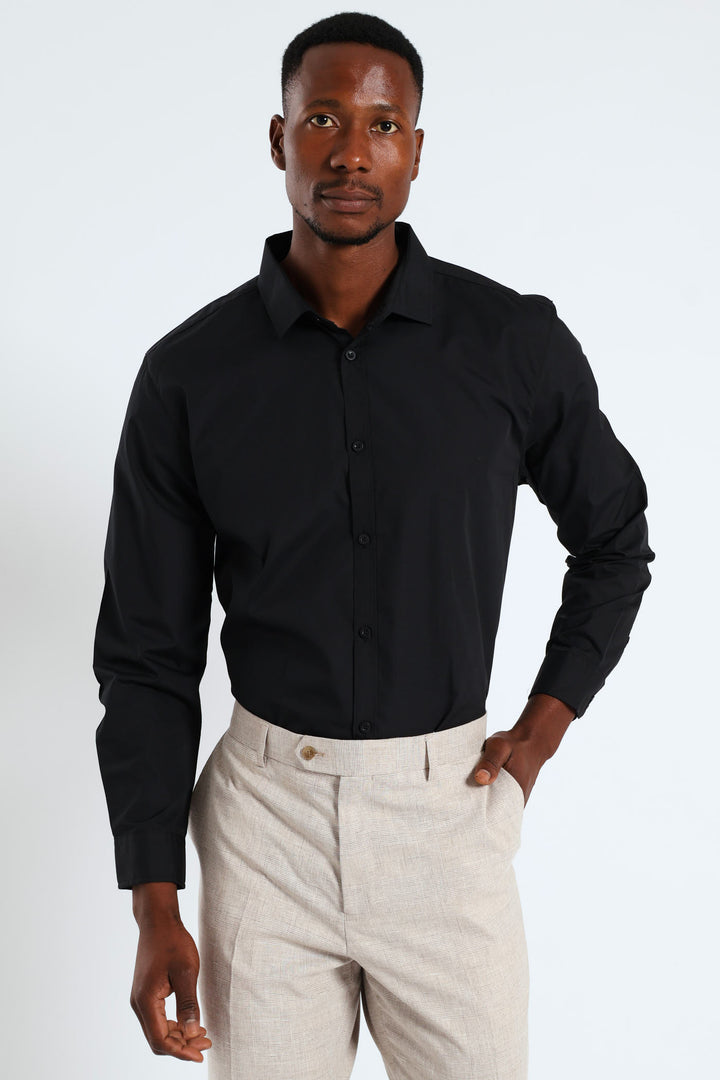 Men's Easy Care Shirt - Black