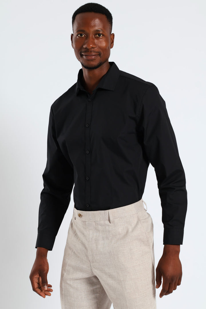 Men's Easy Care Shirt - Black