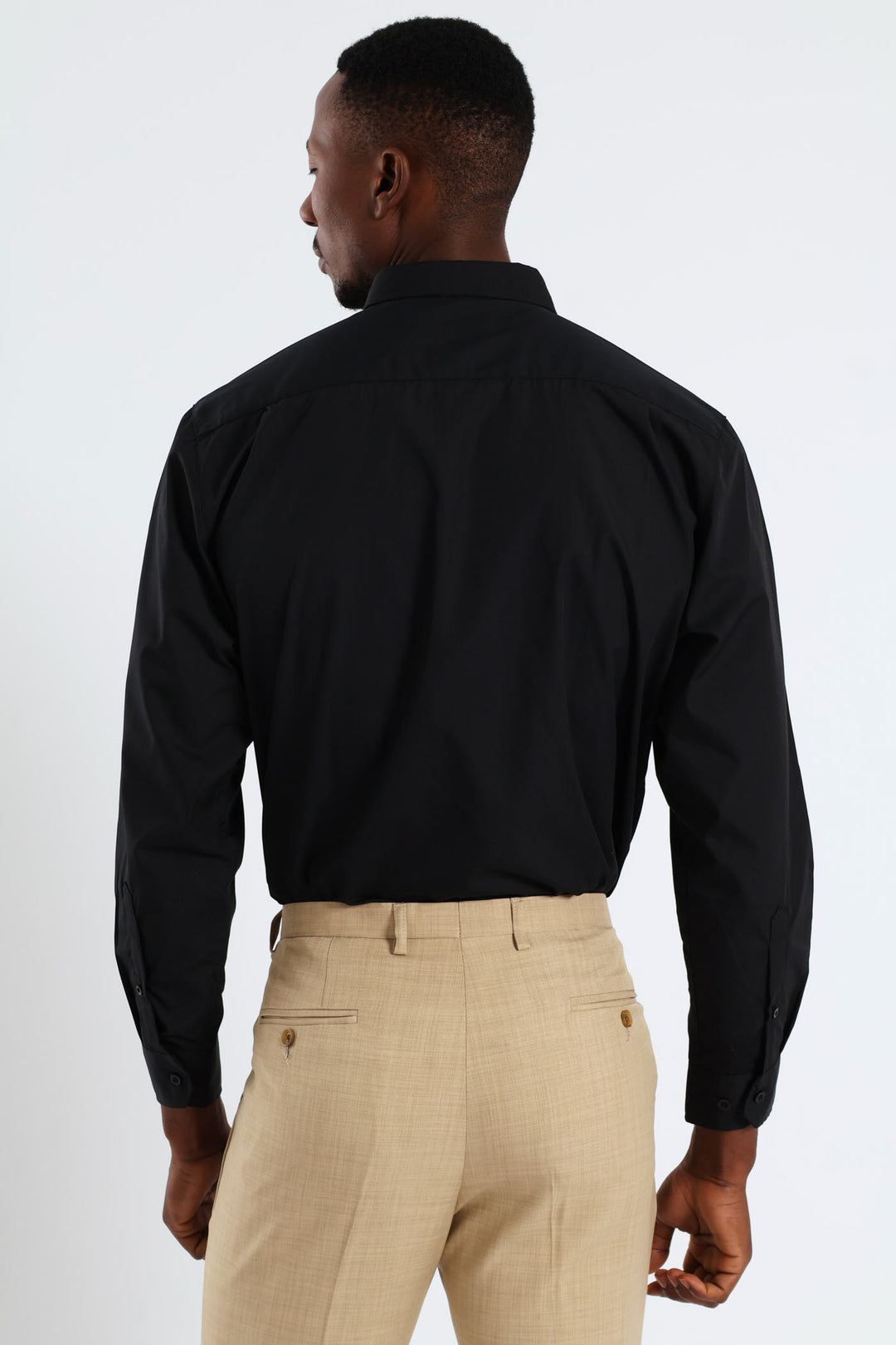 Long Sleeve Easy Care Shirt - Black