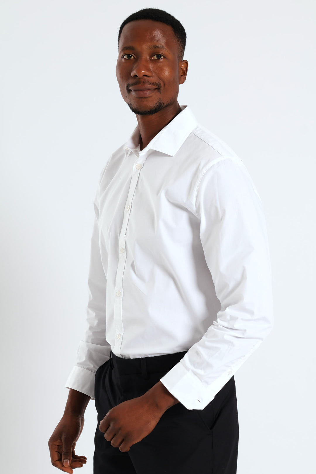 Long Sleeve Easy Care Shirt - White