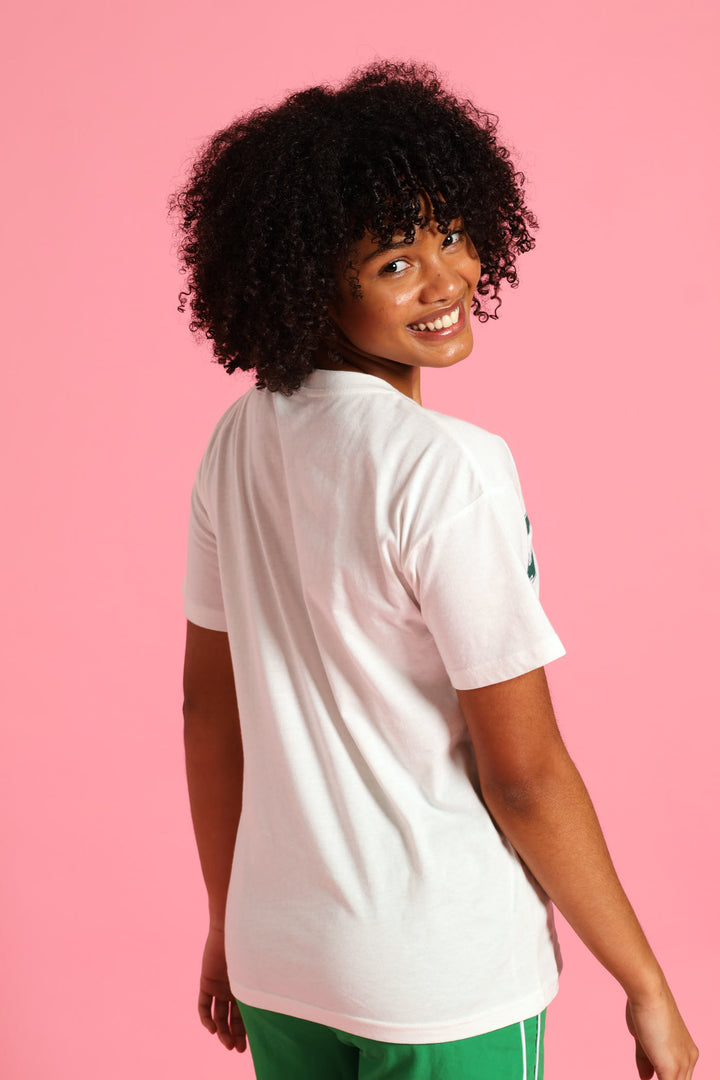 Girls Florida Oversized Tee - Cream