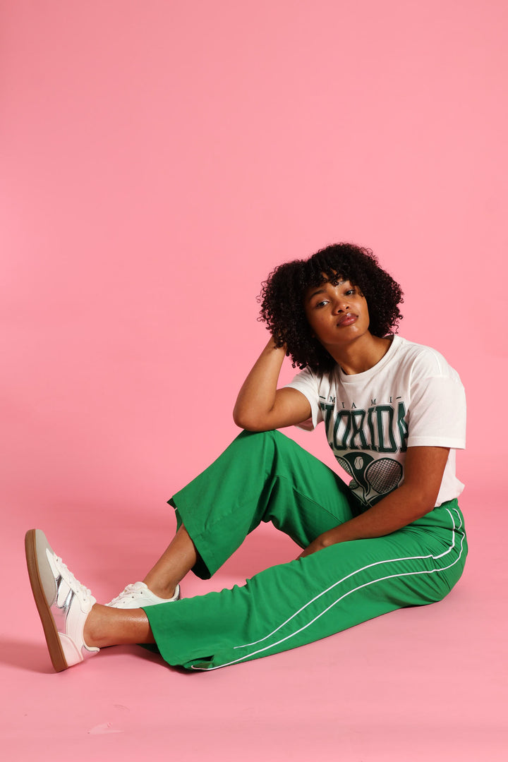 Girls Florida Oversized Tee - Cream