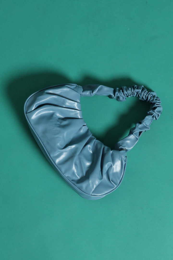 Girls Moon Shape Shoulder Bag - Blue