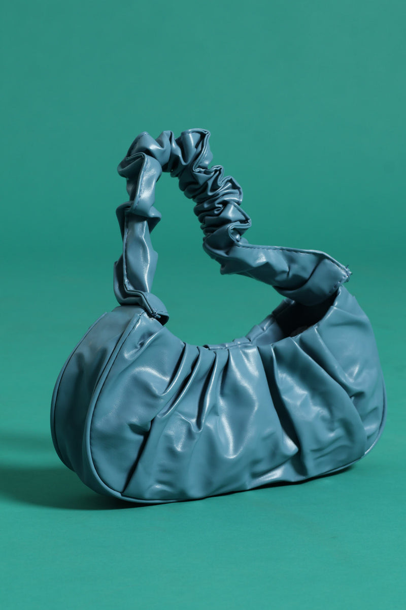 Girls Moon Shape Shoulder Bag - Blue