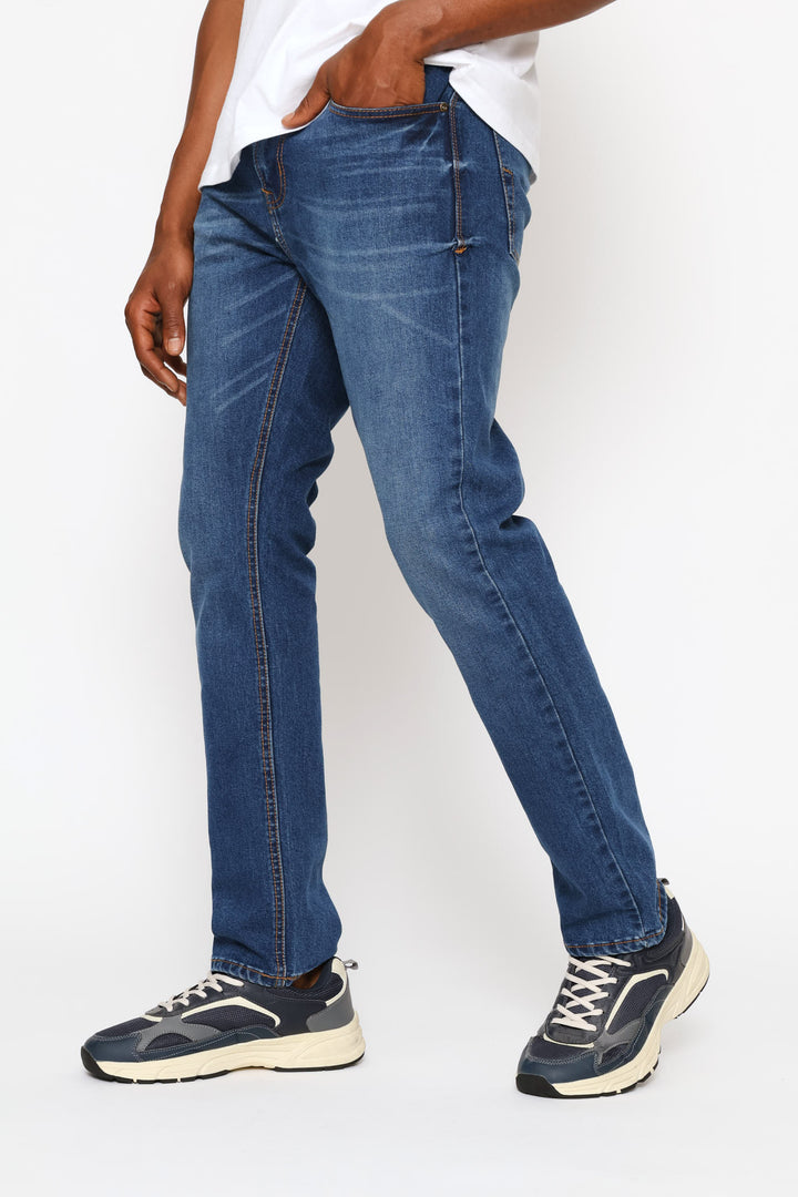 Slim Fashion Denim - Mid Wash