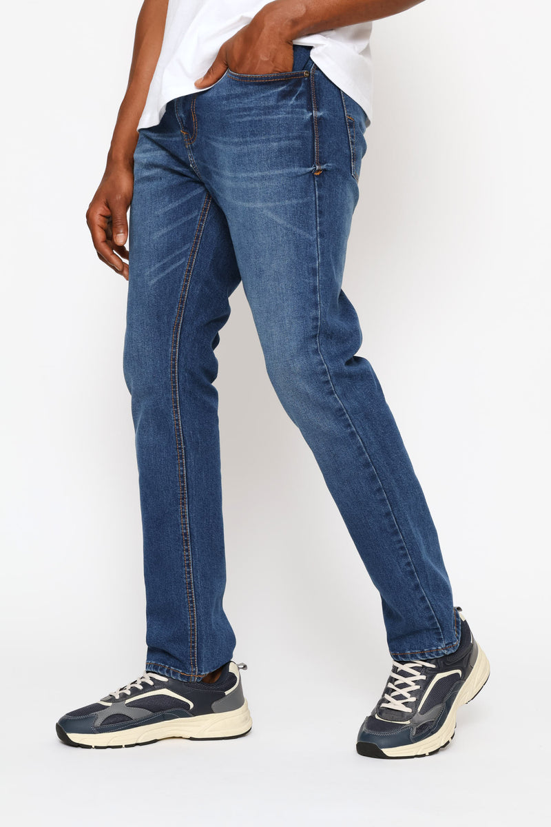 Slim Fashion Denim - Mid Wash